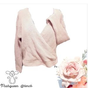 Blush Pink Loose Fitting Sweater Pastel